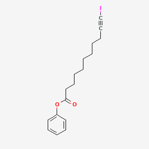 molecular formula C17H21IO2 B1218781 Phenyliodoundecynoate CAS No. 2020-25-9