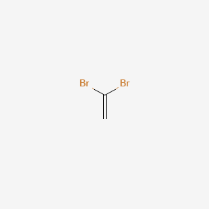 molecular formula C2H2Br2 B1218783 1,1-Dibromoethylene CAS No. 593-92-0