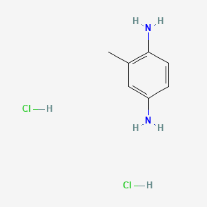 molecular formula C7H12Cl2N2 B1218784 2,5-Diaminotoluene dihydrochloride CAS No. 615-45-2