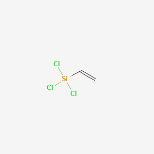 molecular formula C2H3Cl3Si B1218785 Trichlorovinylsilane CAS No. 75-94-5