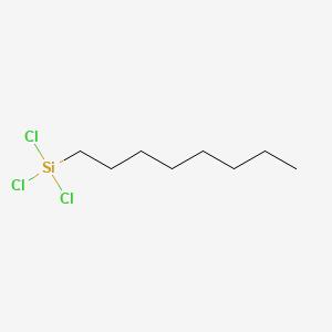 molecular formula C8H17Cl3Si B1218792 Trichloro(octyl)silane CAS No. 5283-66-9