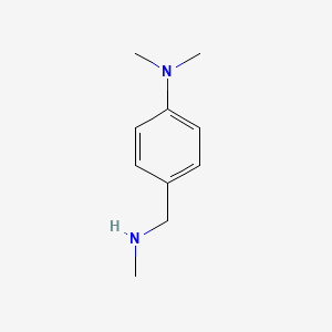 molecular formula C10H16N2 B1218795 N,N-Dimethyl-4-((methylamino)methyl)aniline CAS No. 83671-43-6