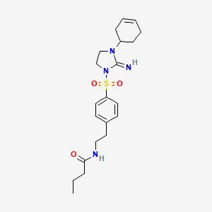 molecular formula C21H30N4O3S B1218797 Glibutimine CAS No. 25859-76-1