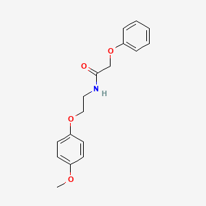 molecular formula C17H19NO4 B12187974 N-[2-(4-methoxyphenoxy)ethyl]-2-phenoxyacetamide 