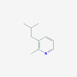 molecular formula C10H15N B012188 3-Isobutyl-2-methylpyridine CAS No. 110824-06-1
