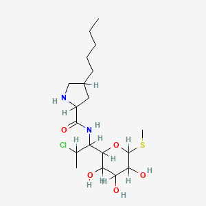 molecular formula C19H35ClN2O5S B1218800 Mirincamycin 