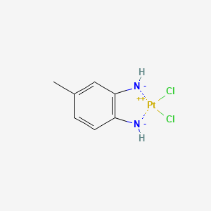 cis-Dichloro(3,4-diaminotoluene)platinum(II)