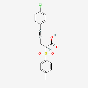 molecular formula C18H15ClO4S B1218832 Tibeglisene CAS No. 129731-11-9