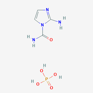 molecular formula C4H9N4O5P B1218838 Aica phosphate CAS No. 68984-62-3