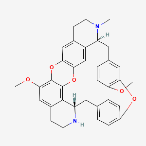 molecular formula C35H34N2O5 B1218842 Trilobine CAS No. 6138-73-4