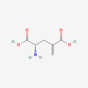 molecular formula C6H9NO4 B1218848 4-Methylene-L-glutamic acid CAS No. 16804-57-2