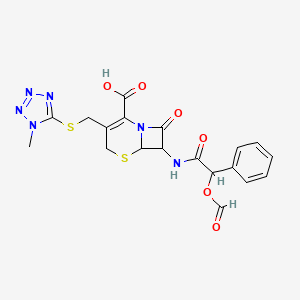 molecular formula C19H18N6O6S2 B1218850 Mandol 