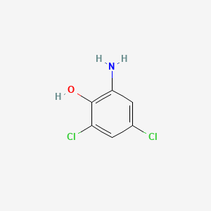 molecular formula C6H5Cl2NO B1218851 2-氨基-4,6-二氯苯酚 CAS No. 527-62-8