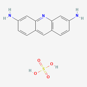 molecular formula C13H13N3O4S B1218852 Proflavine hemisulfate CAS No. 553-30-0