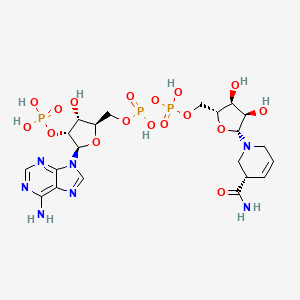 molecular formula C21H32N7O17P3 B1218854 1,4,5,6-Tetrahydronicotinamide Adenine Dinucleotide Phosphate 