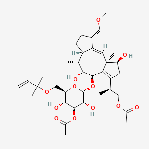 molecular formula C36H56O12 B1218859 Fusicoccin CAS No. 20108-30-9
