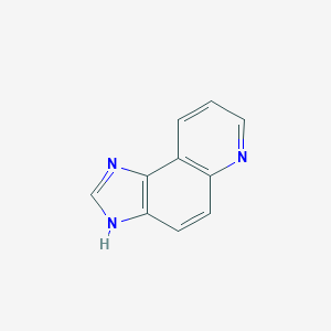 molecular formula C10H7N3 B121886 1H-Imidazo[4,5-f]quinoline CAS No. 149182-17-2