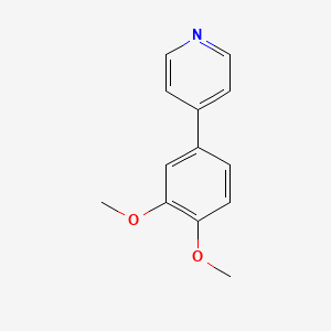 molecular formula C13H13NO2 B1218863 4-(3,4-Dimethoxyphenyl)pyridine 