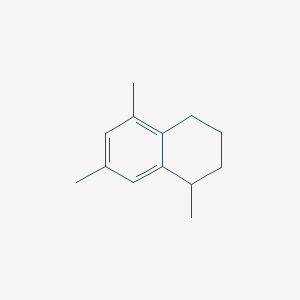 molecular formula C13H18 B1218866 1,5,7-Trimethyl-1,2,3,4-tetrahydronaphthalene CAS No. 21693-55-0
