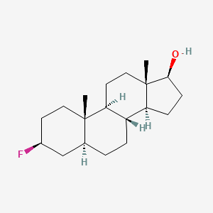 molecular formula C19H31FO B1218871 3beta-Fluoro-5alpha-androstan-17beta-ol CAS No. 438-19-7