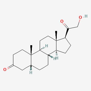 molecular formula C21H32O3 B1218875 Hydroxydione CAS No. 303-01-5