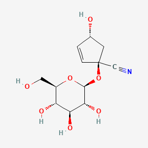 molecular formula C12H17NO7 B1218878 Volkenin CAS No. 66575-40-4