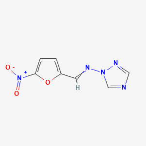1-(((5-Nitro-2-furyl)methylene)amino)-1,2,4-triazole