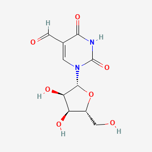 molecular formula C10H12N2O7 B1218883 5-Formyluridine CAS No. 3180-21-0