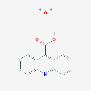 molecular formula C14H11NO3 B121889 9-Acridinecarboxylic acid hydrate CAS No. 332927-03-4