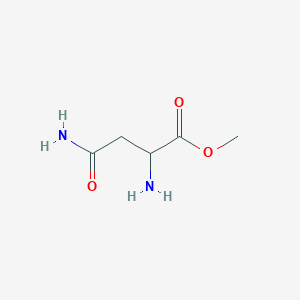 molecular formula C5H10N2O3 B12188933 Aspartic acid methyl ester 
