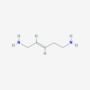 molecular formula C5H12N2 B12189030 (E)-pent-2-ene-1,5-diamine 