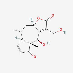 molecular formula C15H18O5 B1218908 Isohelenol CAS No. 71013-32-6