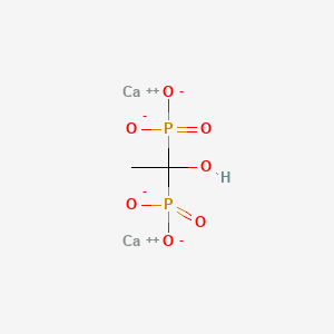 molecular formula C2H4Ca2O7P2 B1218910 Dicalcium Etidronate CAS No. 34204-90-5