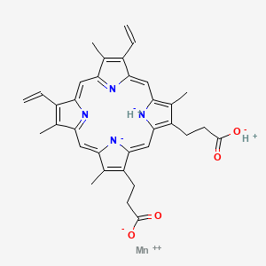 B1218911 Manganese protoporphyrin IX CAS No. 21393-64-6