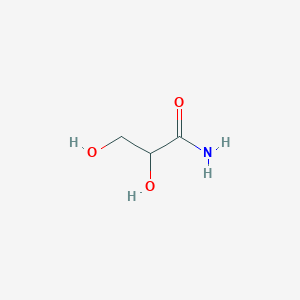 molecular formula C3H7NO3 B1218919 2,3-Dihydroxypropanamide CAS No. 54393-33-8