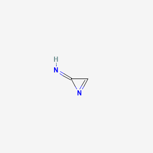 molecular formula C2H2N2 B1218923 Azacyclopropenylidenimine CAS No. 43142-29-6