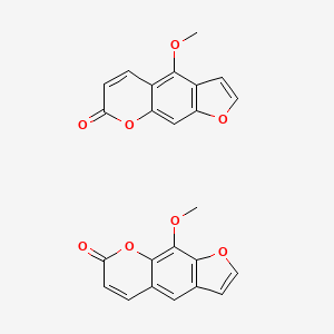 molecular formula C24H16O8 B1218928 Beroxan CAS No. 8015-45-0