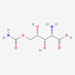 molecular formula C6H12N2O6 B1218929 Carbamoylpolyoxamic acid CAS No. 19396-05-5