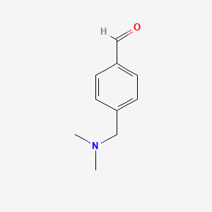 molecular formula C10H13NO B1218930 4-[(Dimethylamino)methyl]benzaldehyde CAS No. 36874-95-0