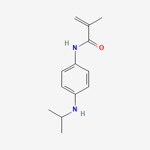 2-methyl-N-[4-(propan-2-ylamino)phenyl]-2-propenamide