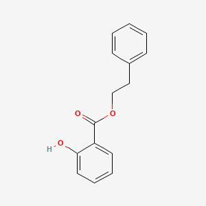 molecular formula C15H14O3 B1218948 Phenethyl salicylate CAS No. 87-22-9