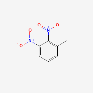 molecular formula C6H3CH3(NO2)2<br>C7H6N2O4<br>C7H6N2O4 B1218952 2,3-Dinitrotoluene CAS No. 25321-14-6