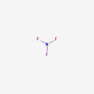 molecular formula NF3<br>F3N B1218955 Nitrogen trifluoride CAS No. 7783-54-2