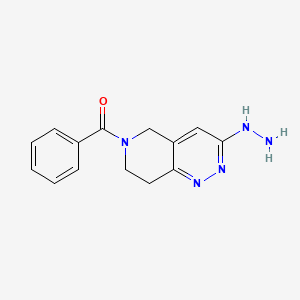 molecular formula C14H15N5O B1218957 Endralazine CAS No. 39715-02-1