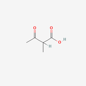 molecular formula C5H8O3 B1218965 2-Methylacetoacetic acid CAS No. 2382-59-4