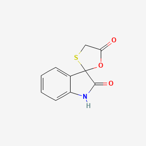 molecular formula C10H7NO3S B12189652 Spiro[1,3-oxathiolane-2,3'-indoline]-5,7-dione 