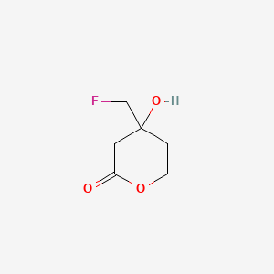 molecular formula C6H9FO3 B1218973 Fluoromevalonate CAS No. 2822-77-7