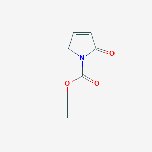 molecular formula C9H13NO3 B121898 tert-Butyl 2-oxo-2,5-dihydro-1H-pyrrole-1-carboxylate CAS No. 141293-14-3