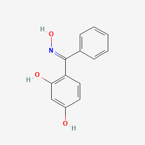 molecular formula C13H11NO3 B12189826 Methanone, (2,4-dihydroxyphenyl)phenyl-, oxime 