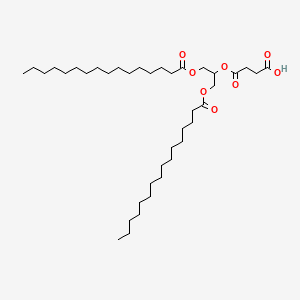 4-{[1,3-Bis(hexadecanoyloxy)propan-2-yl]oxy}-4-oxobutanoic acid